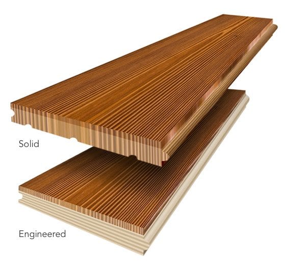 engineered wood floors and solid wood floors