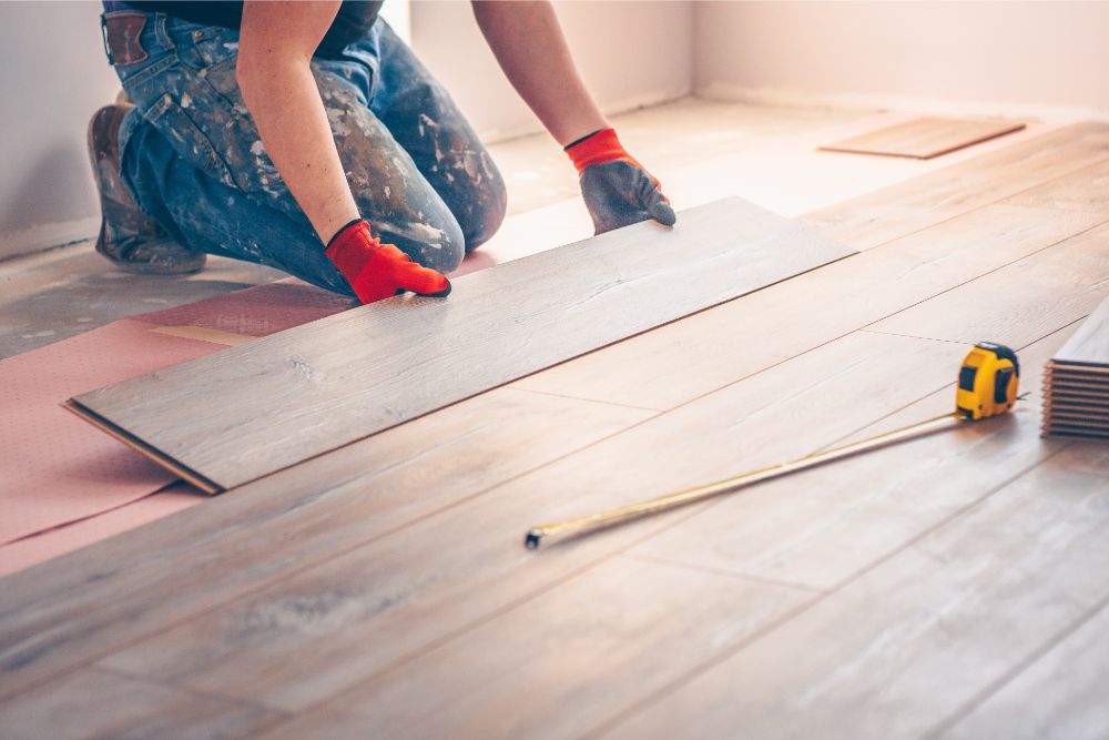 Install Wood Flooring